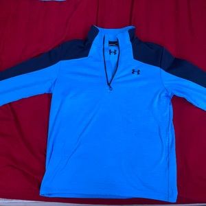•Blue Under Armor half zip pullover